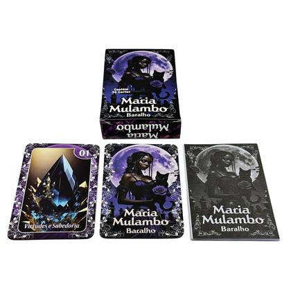 Imagem de Baralho Maria Mulambo Com 36 Cartas Manual Força Superação