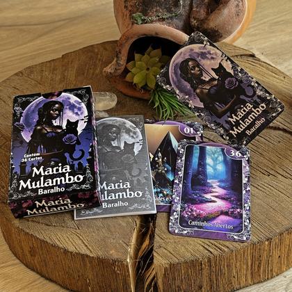 Imagem de Baralho Maria Mulambo Com 36 Cartas Manual Força Superação