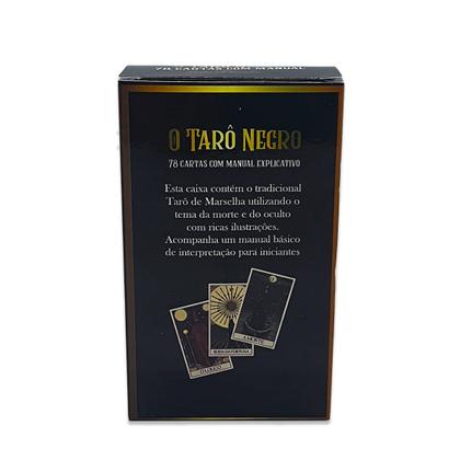 Imagem de Baralho O Grande Tarot Negro 78 Cartas Com Manual Novo