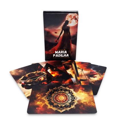 Imagem de Baralho os Caminhos da Maria Padilha com 36 cartas e Manual