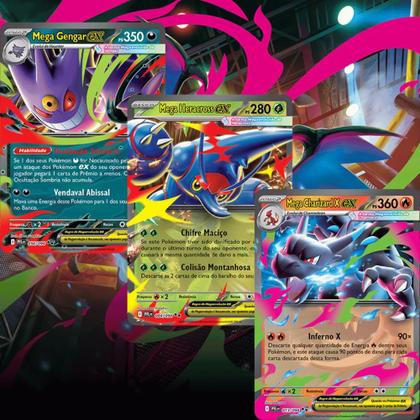 Imagem de Baralho Pokémon Blister Megaevolução: Fogo Fantasmagórico c/6 Cartas - Copag UNICA