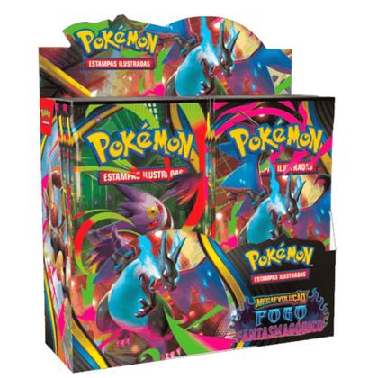 Imagem de Baralho Pokémon Blister Megaevolução: Fogo Fantasmagórico c/6 Cartas - Copag UNICA