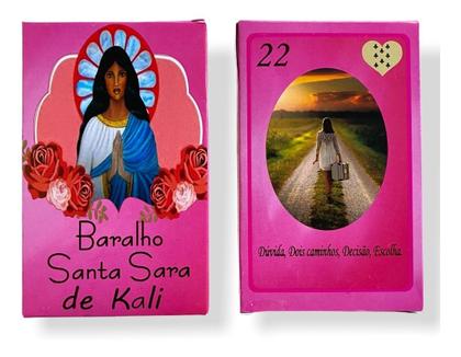 Imagem de Baralho Tarô Cigano Lenormand Santa Sara Kali 36 Cartas