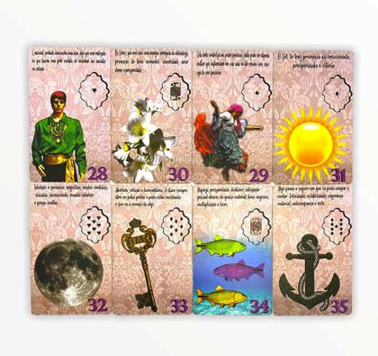 Imagem de Baralho Tarot Cigano para Iniciantes Novo Com 36 cartas