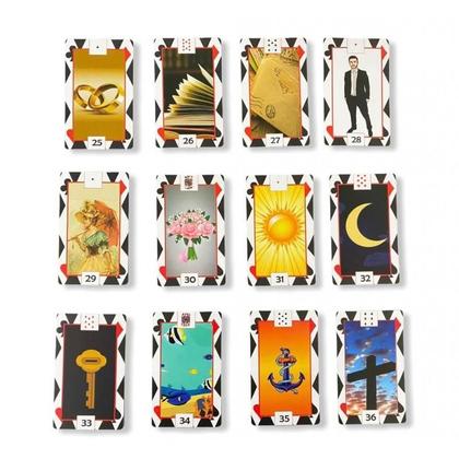 Imagem de Baralho Tarot Oráculo Deck Cigano Jogo De Cartas - Selecione