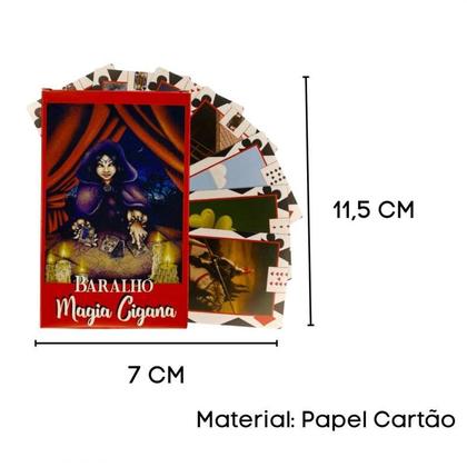 Imagem de Baralho Tarot Oráculo Deck Cigano Jogo De Cartas - Selecione