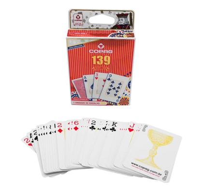 Imagem de Baralho Tradicional 139 Naipe Grande 55 Cartas para Jogar