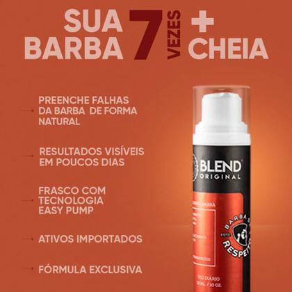 Imagem de Barba De Respeito Kit Blend Crescimento Shampoo Balm Premium