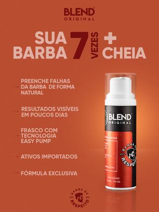 Imagem de Barba de Respeito Kit com 3 Unidades Blend Original para Crescimento de Barba 30ML