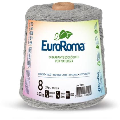 Imagem de Barbante Colorido Euroroma 600G 4/8 Fios 457M Cinza