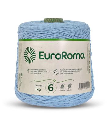 Imagem de Barbante EuroRoma 1kg Fio 6 Crochê Tricô