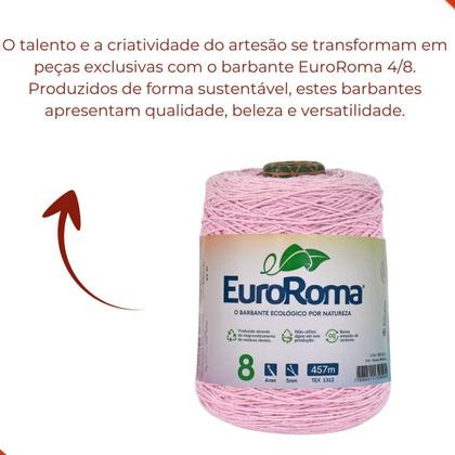 Imagem de Barbante Euroroma Colorido 4/8 457M Com 600G