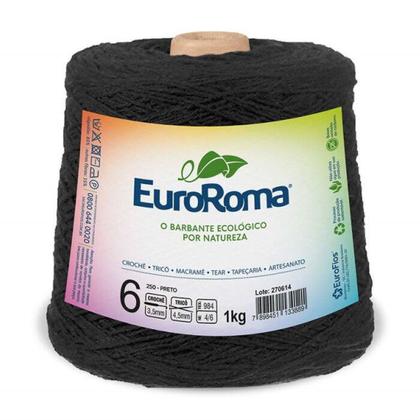 Barbante EuroRoma N6 Cores 1kg Imagem de Barbante EuroRoma N6 Cores 1kg