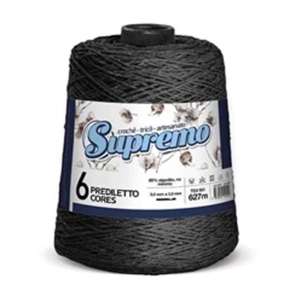 Imagem de Barbante Supremo Prediletto 600G - Nº 6 - 05 Preto