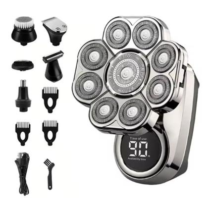 Imagem de Barbeador Digital 9 em 1 USB Com Tela Inteligente