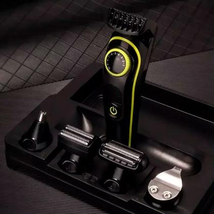 Imagem de Barbeador Elétrico Kit Nariz Corpo Portátil Recarregável