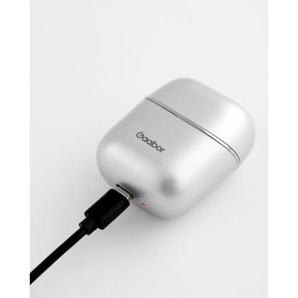 Imagem de Barbeador Elétrico Portatil Usb Recarregavel OffWhite Gaabor