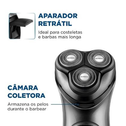 Imagem de Barbeador Eletrico Power Shave Be-02 Mondial