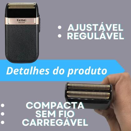 Imagem de Barbeador Elétrico Shaver - Kemei 2024 Pró - Bivolt