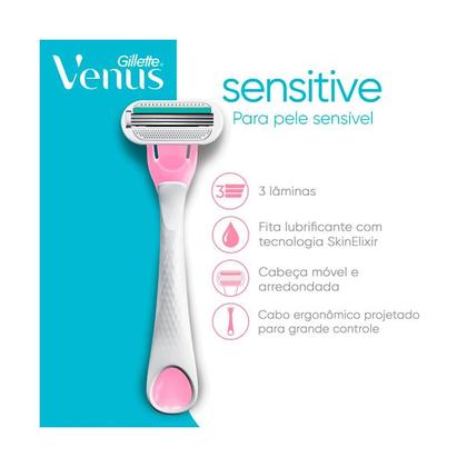 Imagem de Barbeador Gillette Venus Sensitive 2 unidades