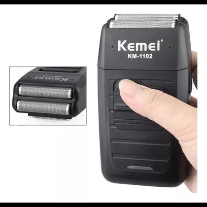 Imagem de Barbeador Kemei KM-1102 Sem Fio com Lâminas Duplas