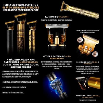 Imagem de Barbeador Titanium Ultra Barber Maxshaver Original 10 Watts