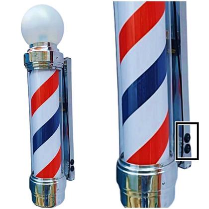 Imagem de Barber Pole Giratório Voltagem Bivolt 70Cm De Altura.