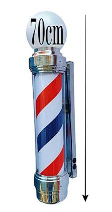 Imagem de Barber Pole Giratório Voltagem Bivolt 70Cm De Altura.