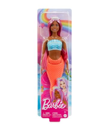 Imagem de Barbie Fantasia Boneca Sereia Com Cabelo Colorido - Mattel