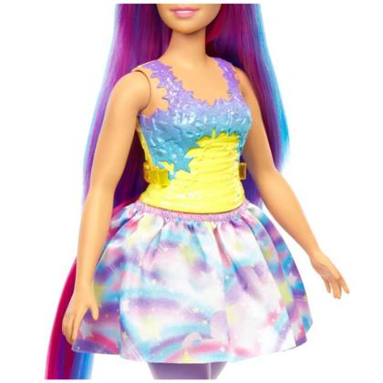 Imagem de Barbie Fantasia Boneca Unicórnio Chifre Azul - 194735055968
