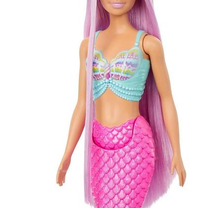 Imagem de Barbie Fantasy Cabelo Longo de Sonho Mattel HRP99 Sereia