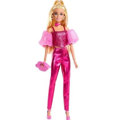 Imagem de Barbie Fashion De luxe Style Traje Metálico Rosa JFP40