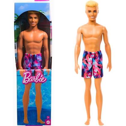 Barbie Fashion Ken De Praia Com Traje Tie Dye HXX52 Mattel