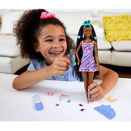 Imagem de Barbie Fashion Totally Hair DOLL Negra Mattel HCM91
