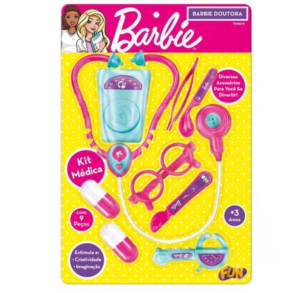 Imagem de Barbie Kit Doutora Médica - Fun Divirta-se