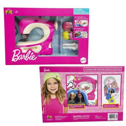 Imagem de Barbie Máquina de Costura infantil Rosa Edição Limitada F0144-3 - Fun