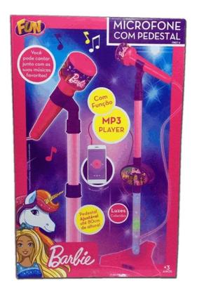 Imagem de Barbie Microfone Dreamtopia com Pedestal F0057-6 - Fun