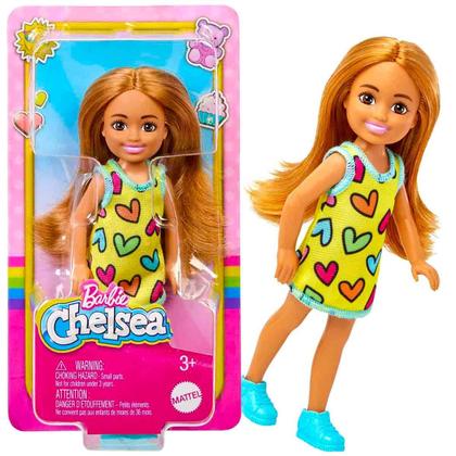 Imagem de Barbie Mini Boneca Articulada Chelsea Loira 13cm - Mattel HNY57