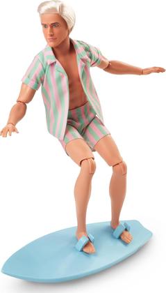 Imagem de Barbie O Filme Boneco Ken Conjunto De Praia Com Prancha