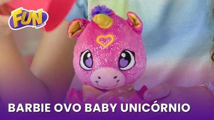 Imagem de Barbie Ovo Baby Unicórnio De Pelucia Grande F00667 - Fun
