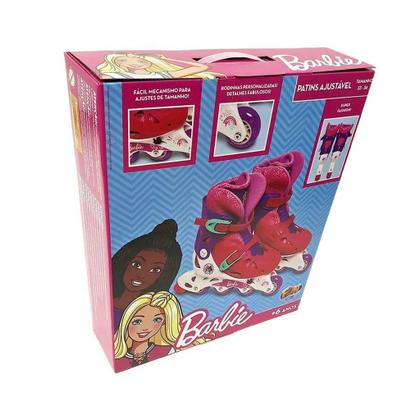 Imagem de Barbie Patins Ajustável 33 a 36 F0091-2 - Fun