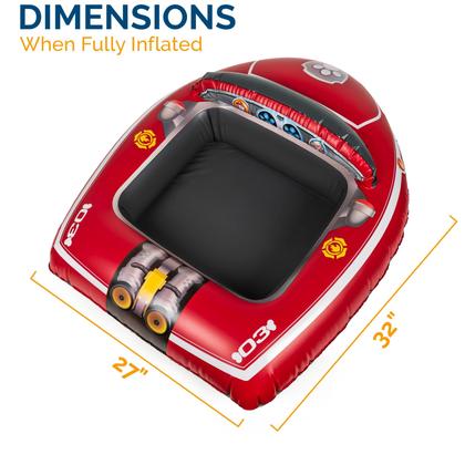 Imagem de Barco aquático inflável Swimways Nickelodeon Paw Patrol Marshall