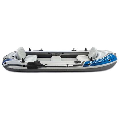 Imagem de Barco Bote Inflável Excursion 5 - Intex Remos e Bomba