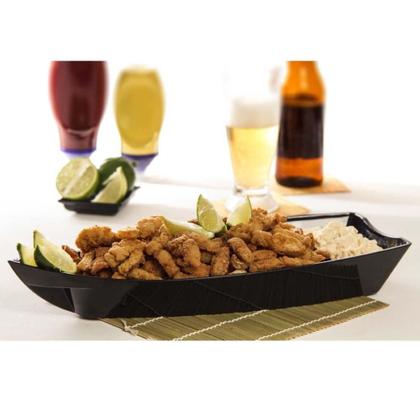 Imagem de Barco Sushi Vemplast G 3,5L Tropical Polipropileno Roxo