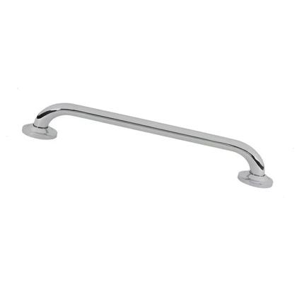 Imagem de Barra Alça Apoio 30cm Inox Suporte Gestante Idoso Criança PCD Cadeirante Banheiro Box Escada Acessibilidade Anti Queda Acidente