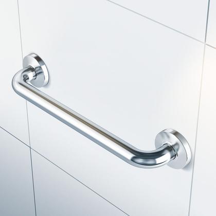 Imagem de Barra Apoio Aço Inox 3,2cm x 40 cm até 150kg Reforçado Censi