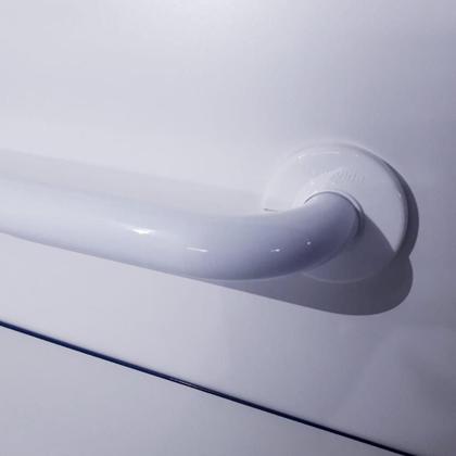 Imagem de Barra de Apoio para Banheiro Alumínio Branco 80 cm