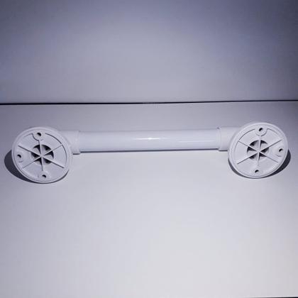 Imagem de Barra de Apoio para Banheiro Alumínio Branco Leve