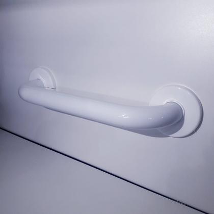 Imagem de Barra de Apoio para Banheiro Alumínio Branco