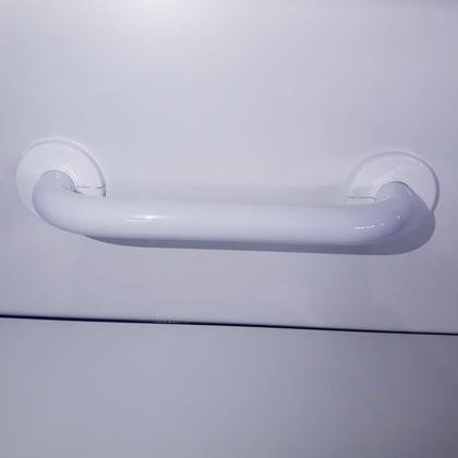 Imagem de Barra de Apoio para Banheiro Alumínio Branco